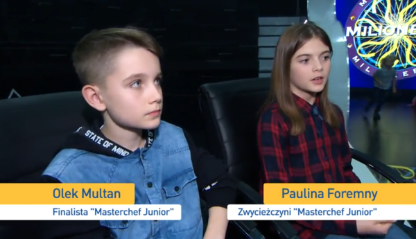 Olek i Paulina z "MasterChef Junior" zdradzają, jakie koło ratunkowe jest najlepsze