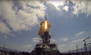 Odpalenie rosyjskich rakiet Kalibr-NK