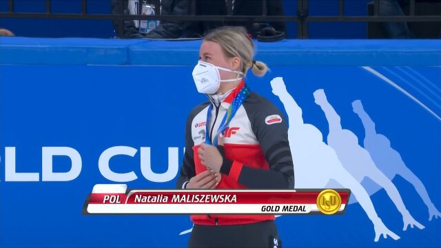 Maliszewska odebrała złoto za wygraną w Pekinie