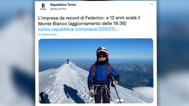12-latek zdobył szczyt Mont Blanc. 