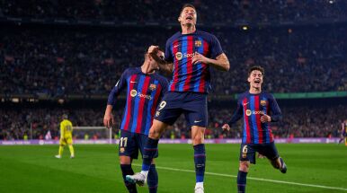 Barcelona z pewnym zwycięstwem. Lewandowski ucieszył Camp Nou