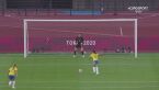 Piłka nożna kobiet. Chiny - Brazylia 0:4 (gol Andressa)