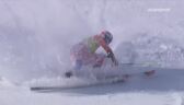 Nieudany 1. przejazd Vlhovej w slalomie gigancie w Soldeu