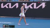 Świątek przełamała Kasatkinę w 4. gemie meczu o 1/8 finału Australian Open