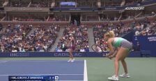 Świetne zagranie z 2. seta w finale debla kobiet w US Open