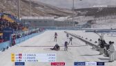 Pekin 2022 - biegi narciarskie. Finisz Jessie Diggins i Kerttu Niskanen w biegu na 30km