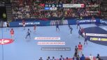 Gol Niclasa Kirkelokke w meczu Dania - Francja na ME