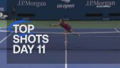 TOP 5 najlepszych zagrań 11. dnia US Open