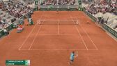 Skrót meczu Sinner - Carballés Baena w 2. rundzie Roland Garros