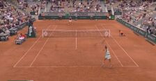 Skrót meczu Wiktoria Azarenka - Jil Teichmann w 3. rundzie Rolanda Garrosa