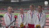 Tokio. Lekkoatletyka: rozmowa ze srebrnymi medalistkami w sztafecie 4x400 m