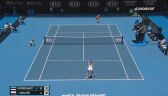 Skrót meczu Świątek - Kontveit w 4. rundzie Australian Open