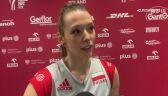Zuzanna Górecka po meczu Polska – Serbia w MŚ siatkarek 2022	
