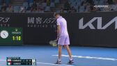 Hurkacz przełamany w 2. secie meczu z Sonego w Australian Open