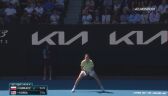 Australian Open. Drugie przełamanie Kordy w 3. secie meczu z Hurkaczem