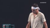Hurkacz przegrał 3:6 1. seta meczu z Sonego w 2. rundzie Australian Open
