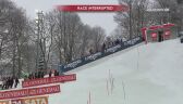 Próba naprawy i ubicia trasy 1. przejazdu slalomu w Zagrzebiu