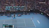 Australian Open. 1. set półfinału dla Rybakiny w meczu z Azarenką