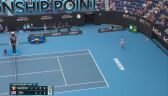 Australian Open. Piłka meczowa z finału juniorów Blockx - Tien