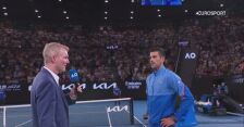 Australian Open. Wywiad na korcie z Djokoviciem po półfinale