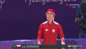 Luiza Złotkowska w biegu na 1500 m podczas igrzysk w Pjongczangu