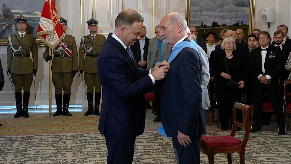 Antoni Macierewicz odznaczony Orderem Orła Białego