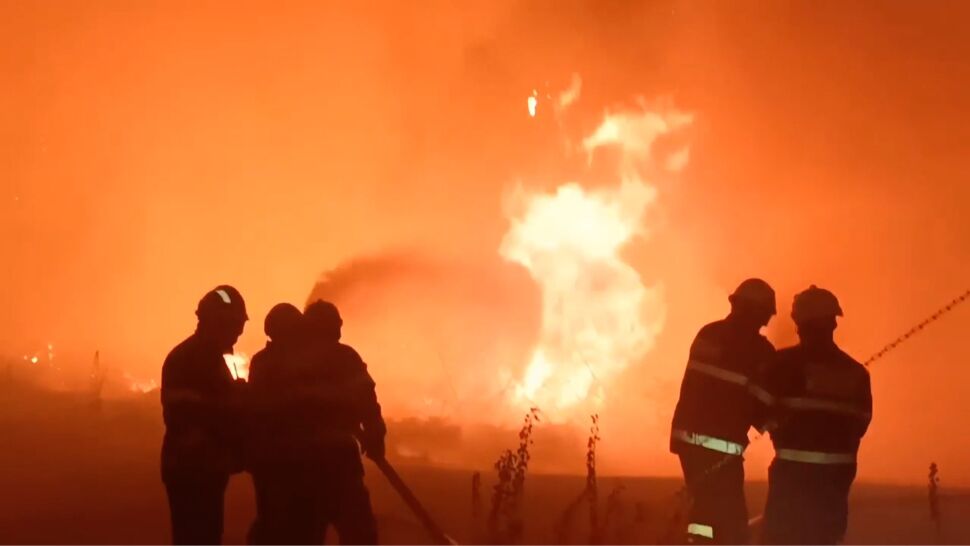 Pożar w Parku Narodowym Czeska Szwajcaria. Na pomoc ruszają polscy strażacy i policjanci