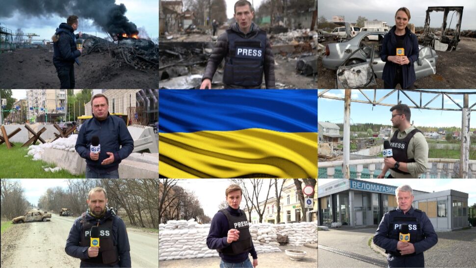 Praca korespondentów wojennych w Ukrainie. "Emocje i doświadczenia, których nie da się po prostu znieść"